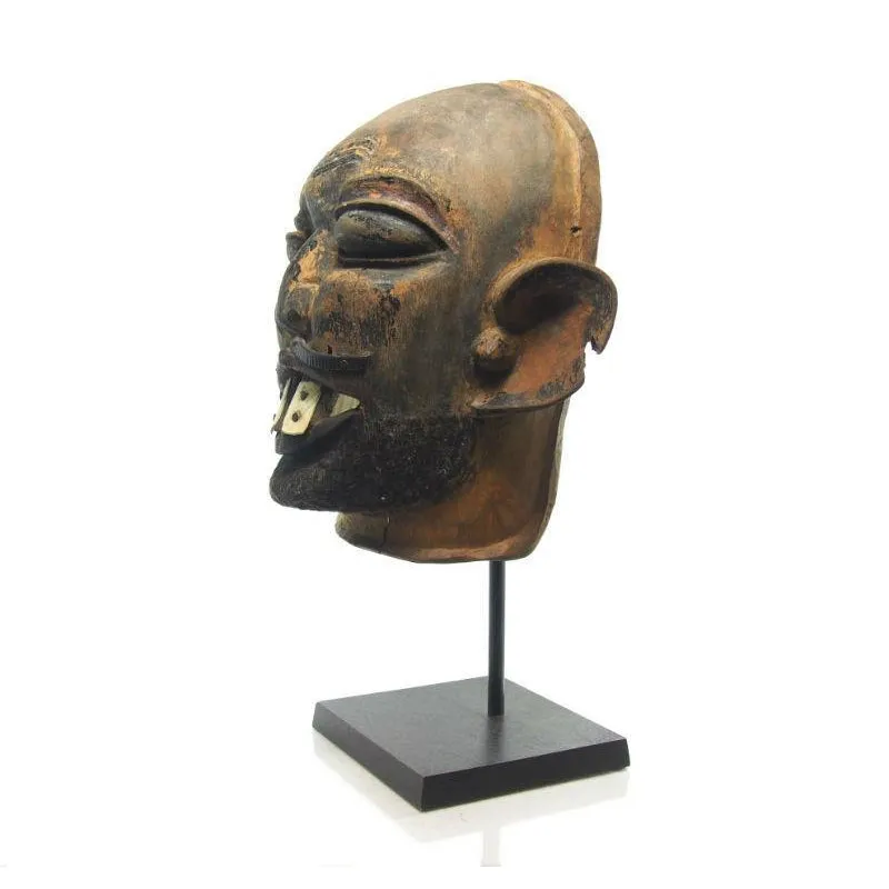 Early 20th Century Makua Male Initiation Mask
