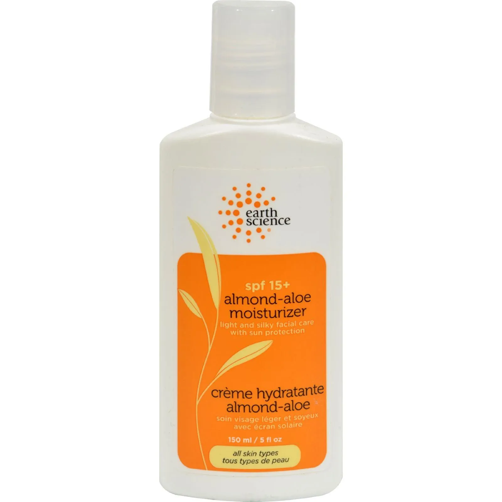 Earth Science Moisturizer Spf 15 Plus Almond Aloe - 5 Fl Oz