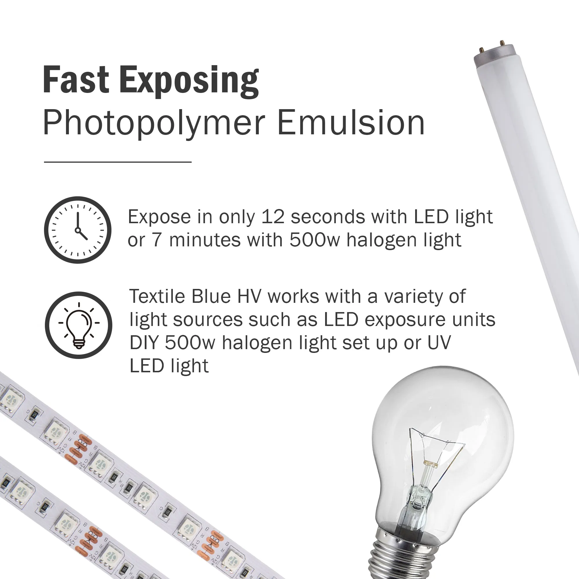 Ecotex® Textile Blue High Viscosity Screen Printing Emulsion