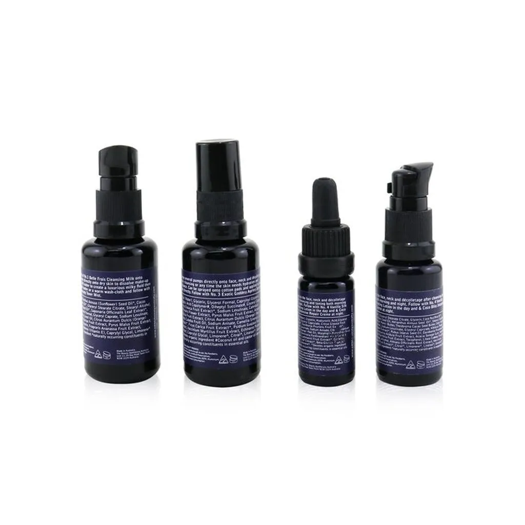 EDIBLE BEAUTY - & Edible Beauty on the Fly Travel Mini Kit: Cleansing Milk 15ml  Toner Mist 30ml  Ageless Serum 10ml  Hydrating