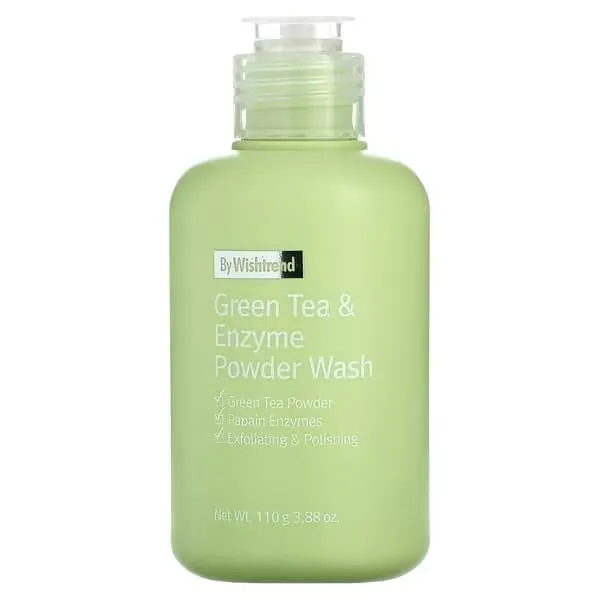 Enzyme powder for washing with green tea, Green Tea & Enzyme Powder Wash, 110 ml, By Wishtrend