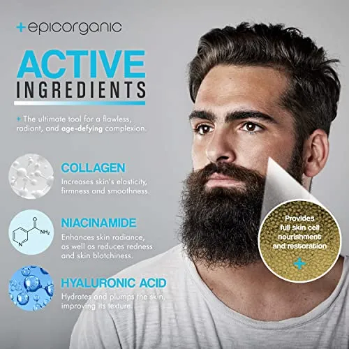 Epic Organic Night Repair | Anti Wrinkle Night Cream for Women | Anti Aging Night Cream with Hyaluronic Acid and Collagen | Night Moisturizer for Face | Day and Night Facial Skin Care | 1.7 oz
