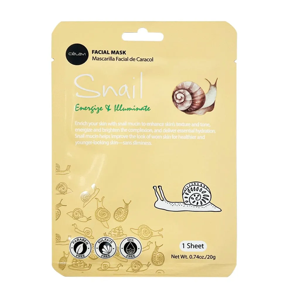 Essence Facial Sheet Mask Moisturizing Skin Care - Snail (24 units)