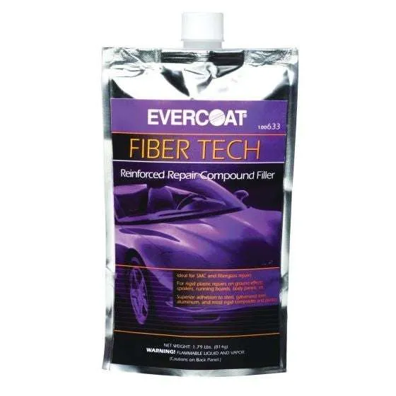 EVERCOAT® FIBER TECH 633 Repair Compound Filler, 24 oz Pouch, Magenta