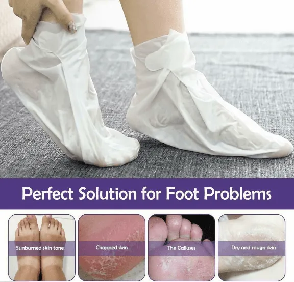 Exfoliating Foot-Peel Refreshing Mask (Set of 3)