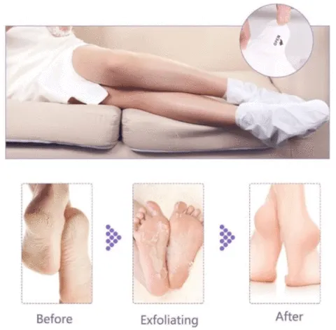 Exfoliating Foot-Peel Refreshing Mask (Set of 3)