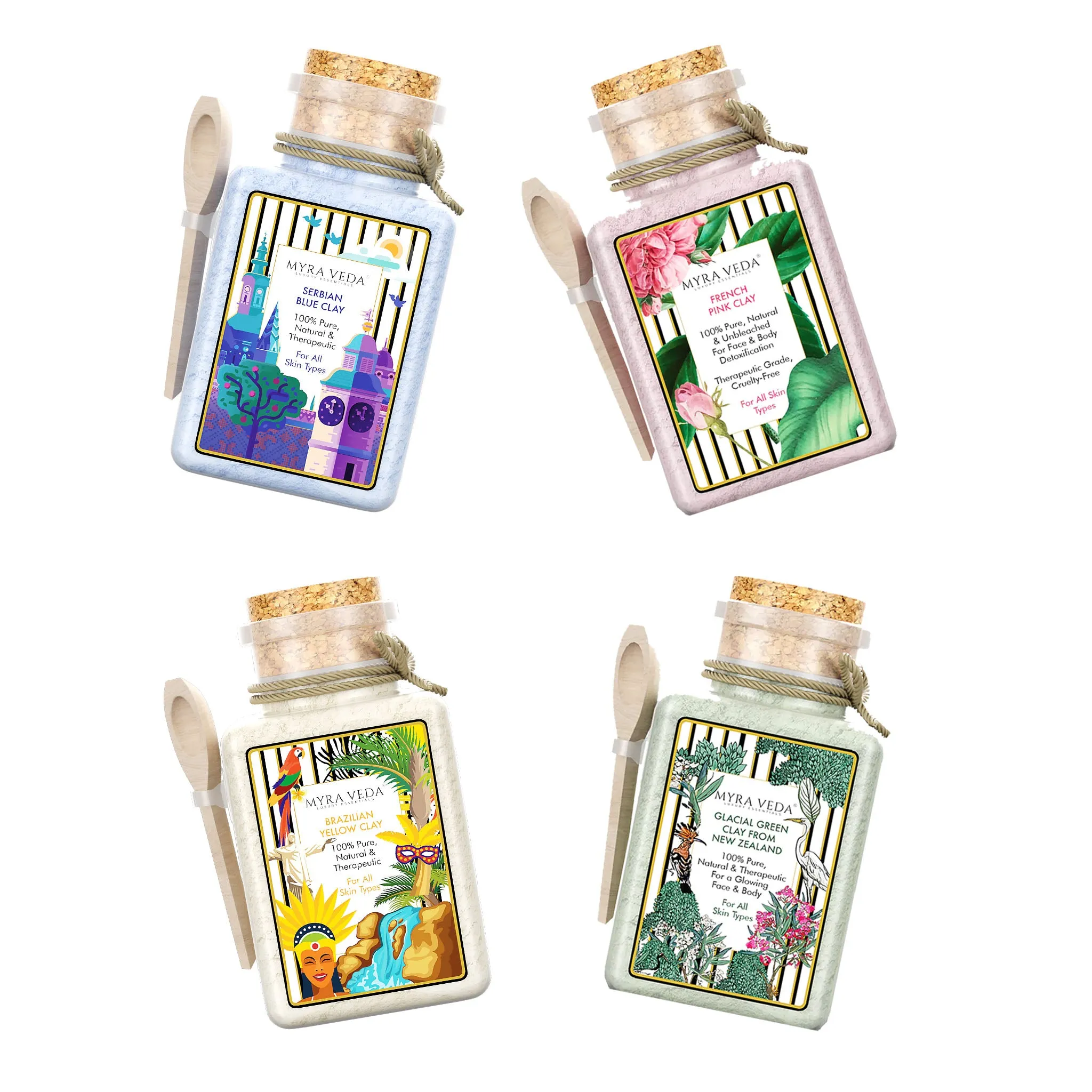 Exotic Clay Masks