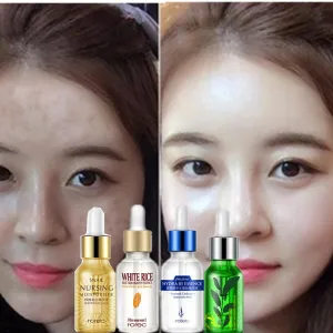 Face Essence Snail Hyaluronic Acid Green Tea Skin Care Moisturizing Whitening Anti-Aging Advanced Face Serum Cosmetic 15ml