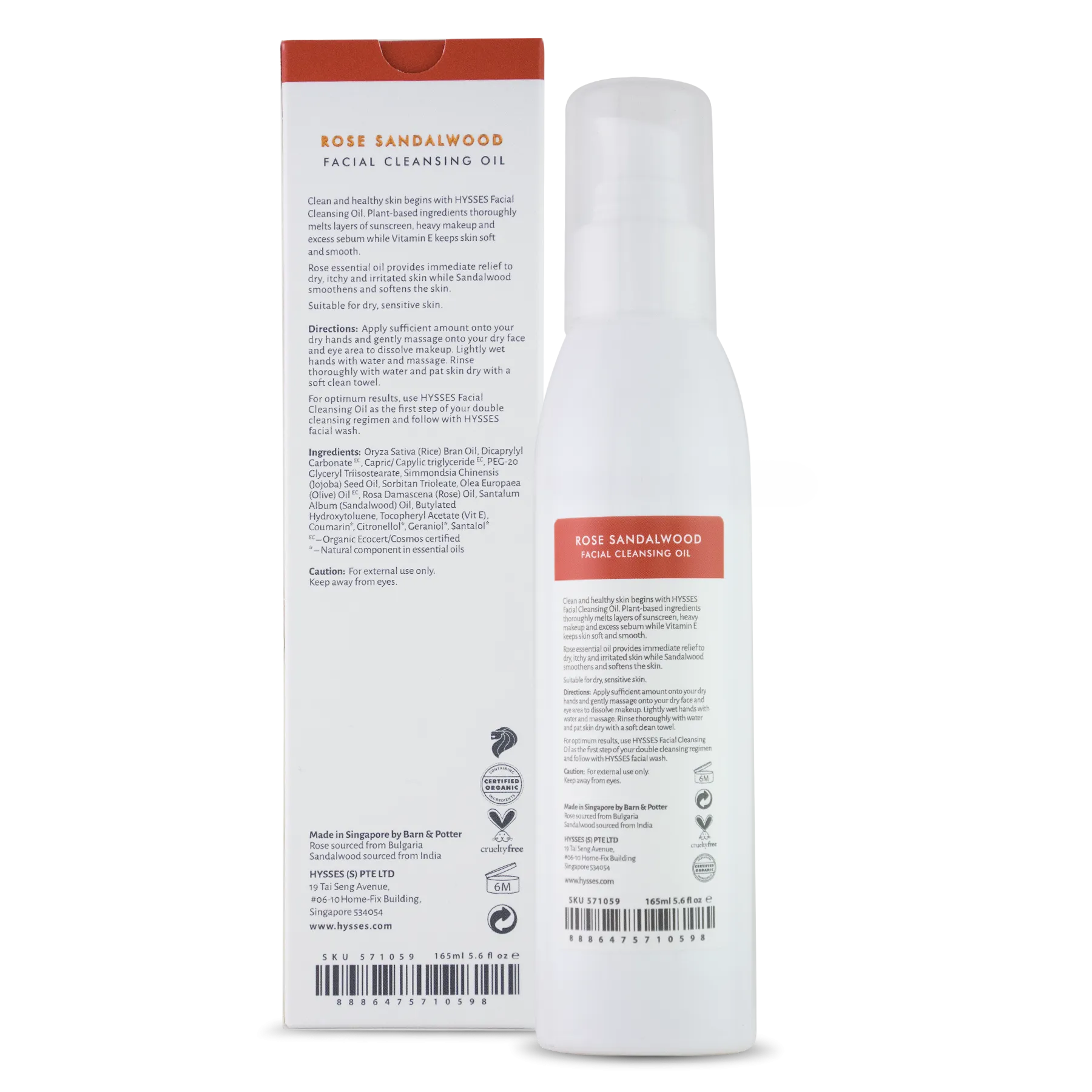 Facial Cleansing Oil Rose Sandalwood