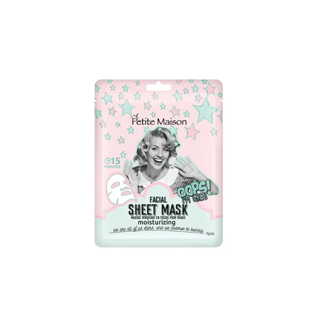 Facial Sheet Mask Pack 3 Pieces (Moisturizing, Purifying, Energizing)