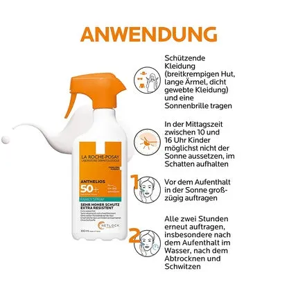 Family sunscreen spray Anthelios Spf50  300 ml, La Roche-Posay