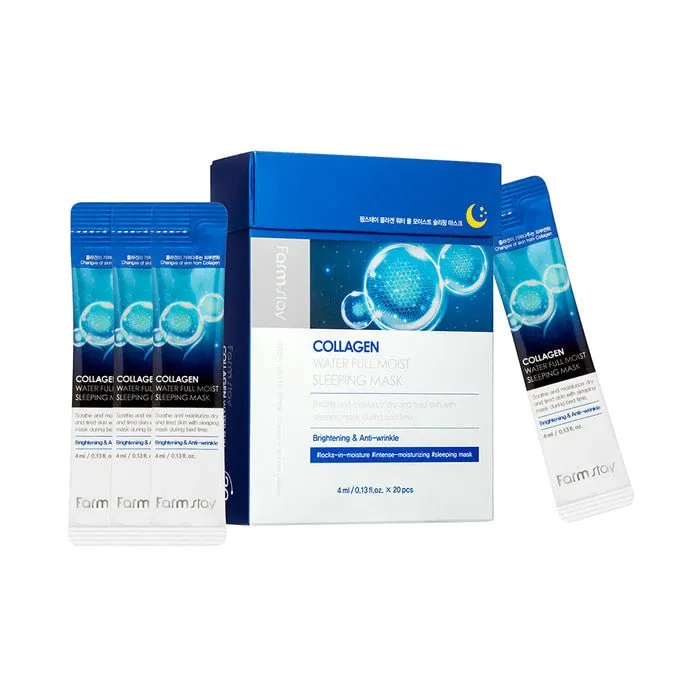 Farmstay Collagen Water Full Moist Sleeping Mask (4ml x 20)