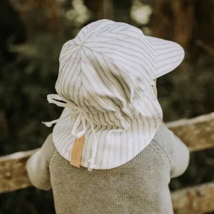 Finley / Blanc - Reversible Baby Flap Sun Hat - Bedhead Hats