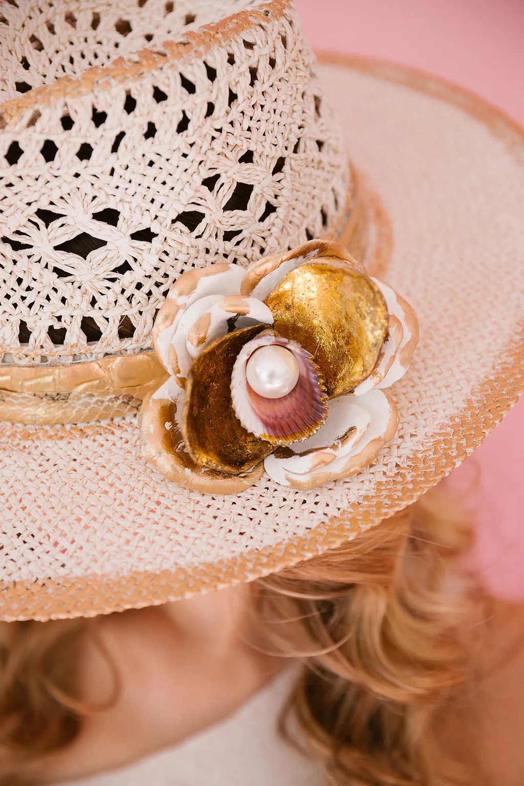 FLOWER PEARL SUN HATS
