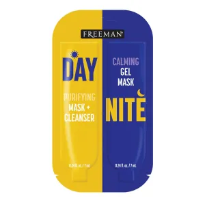 Freeman Dual Chamber Day Purifying Mask & Nite Calming Gel Mask