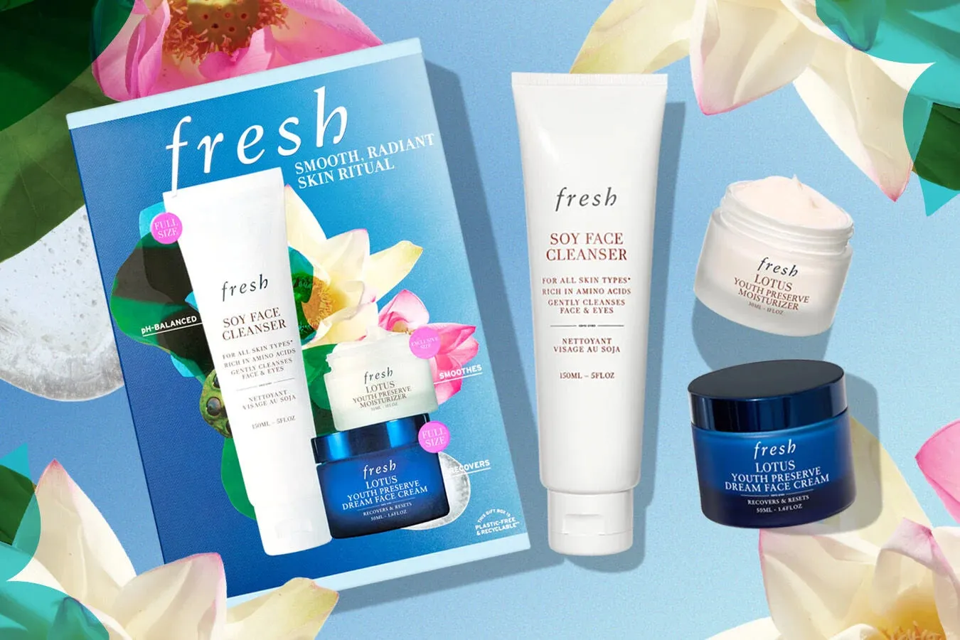 Fresh Smooth Radiant Skin Ritual Set