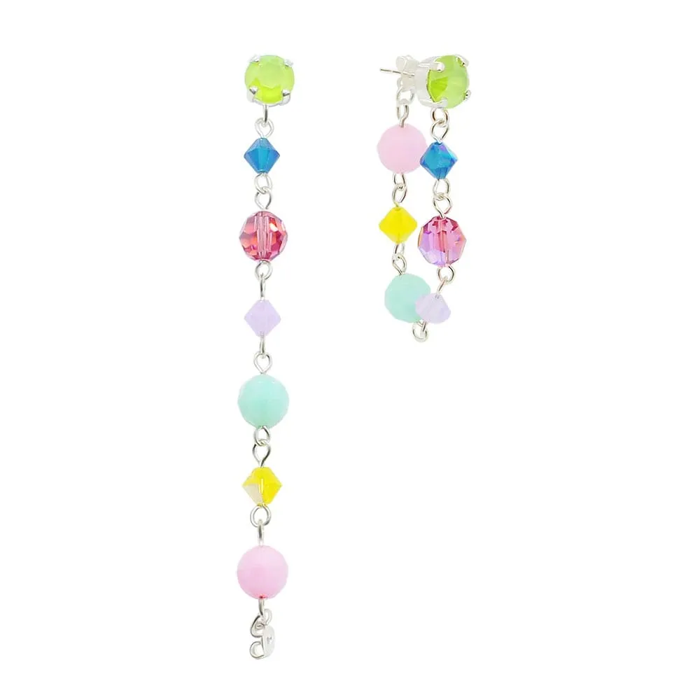 Gelato Pastel Colour Crystal Earrings