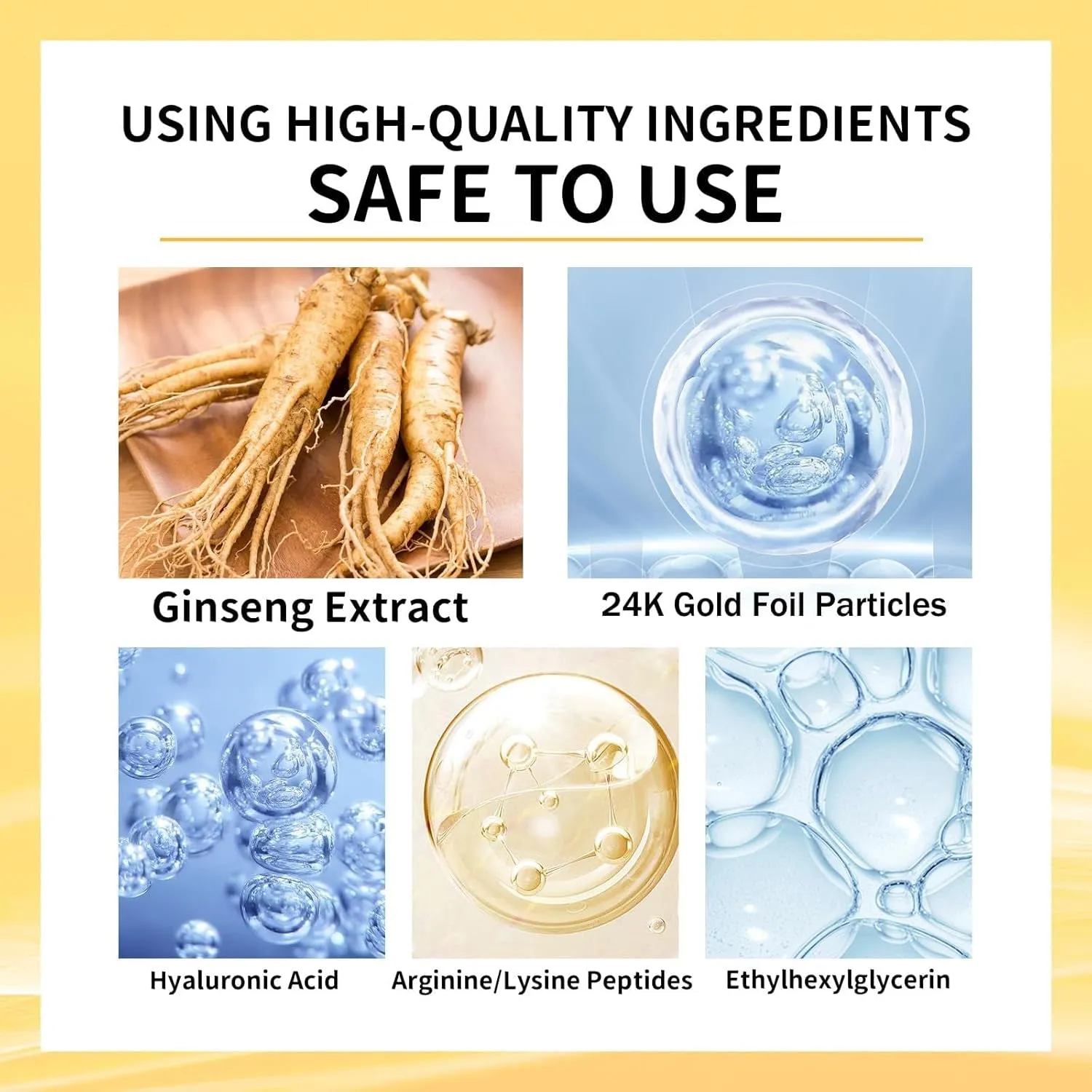 Ginseng anti Wrinkle Serum, Ginseng Polypeptide Anti-Ageing Essence, Ginseng Extract Liquid, Korean Ginseng anti Aging Essential Oil Tighten Moisturizing Smooth Skin Reduce Fine Lines (2 Bottles)