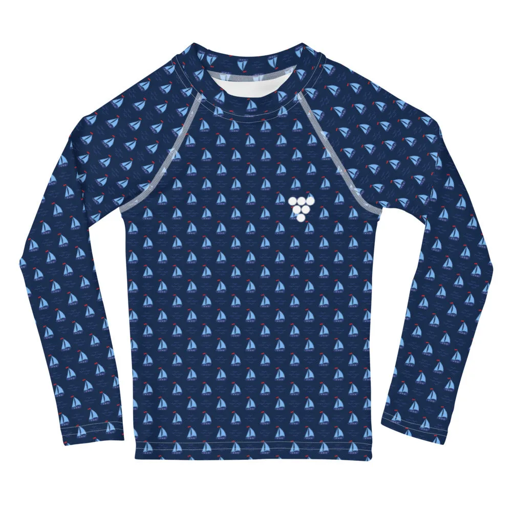 Girls (2T-7) UPF 50 Rash Guard - Cape Cod Salboats