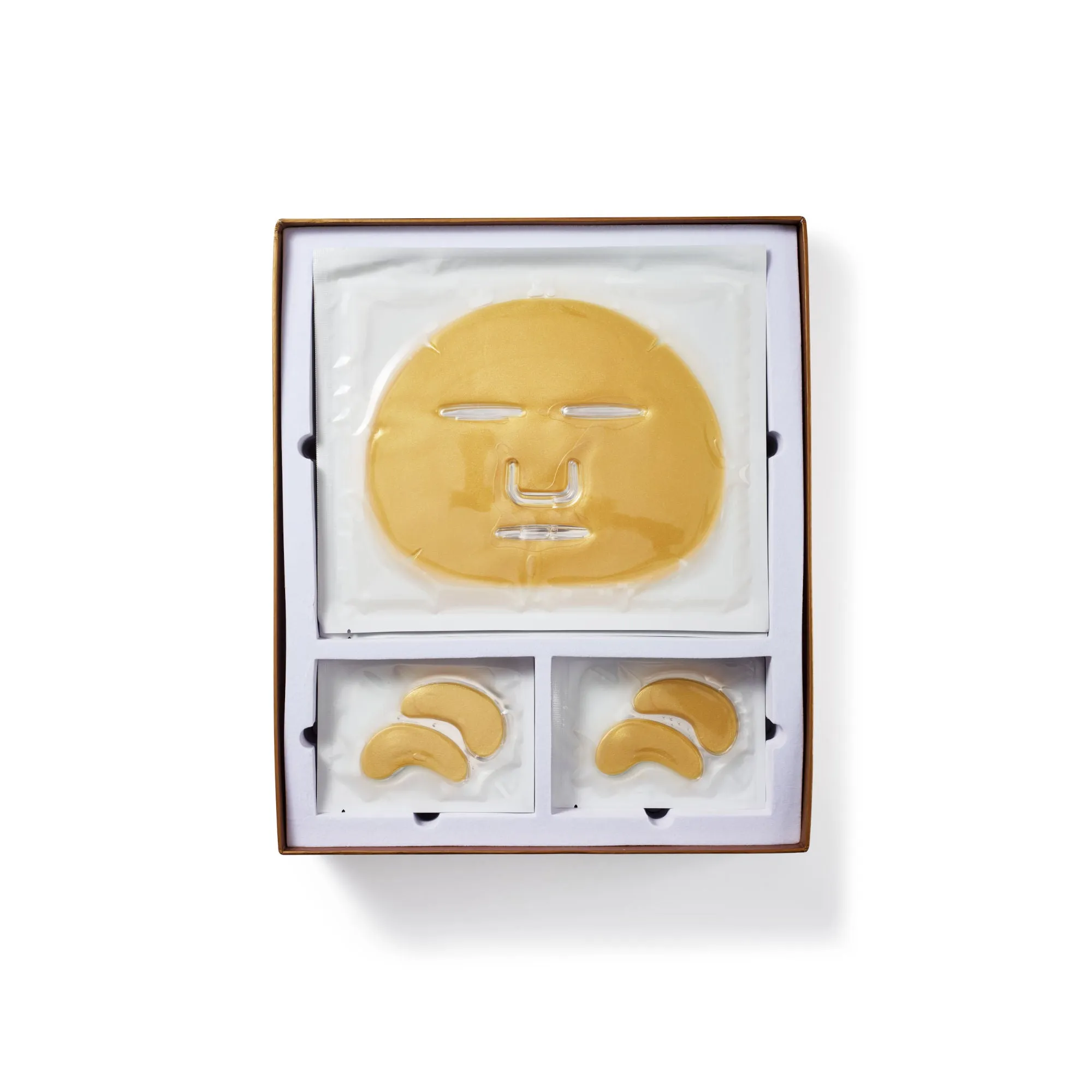 Golden Youth - A Set of Gold Face and Eye Masks