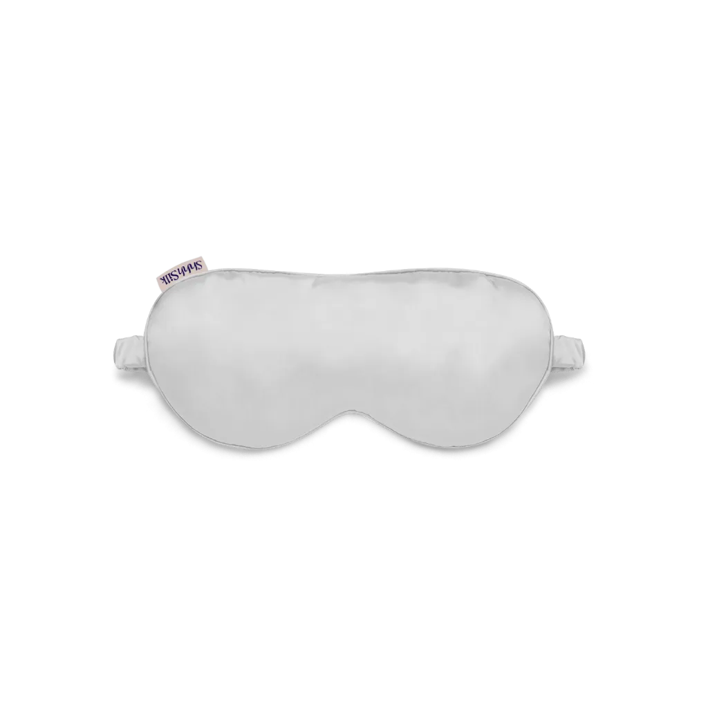 Grey Silk Sleep Mask