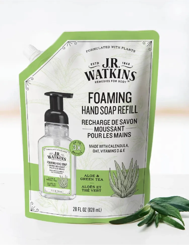 Hand Soap Foaming Aloe & Green Tea 28floz Refill