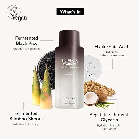 Haruharu Black Rice Toner Sensitive Skin - Hydrating Formula