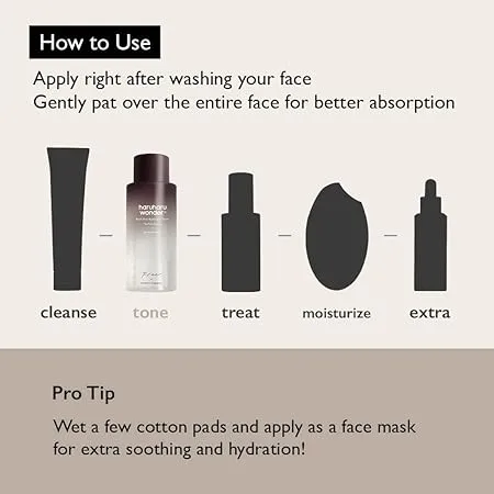 Haruharu Black Rice Toner Sensitive Skin - Hydrating Formula