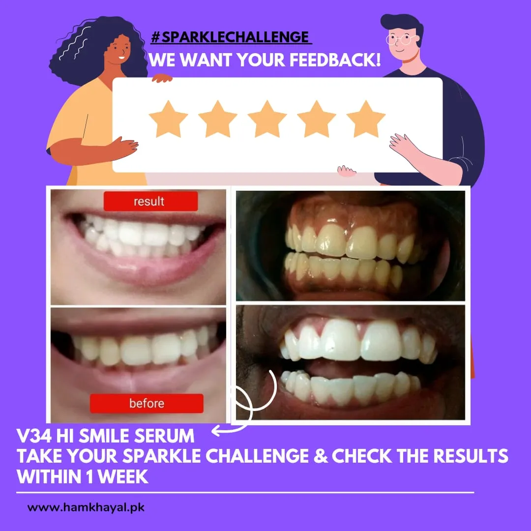 Hismile V34 Colour Corrector | Tooth Stain Concealer & Teeth Whitening Booster | Purple Toothpaste for Colour Correction.