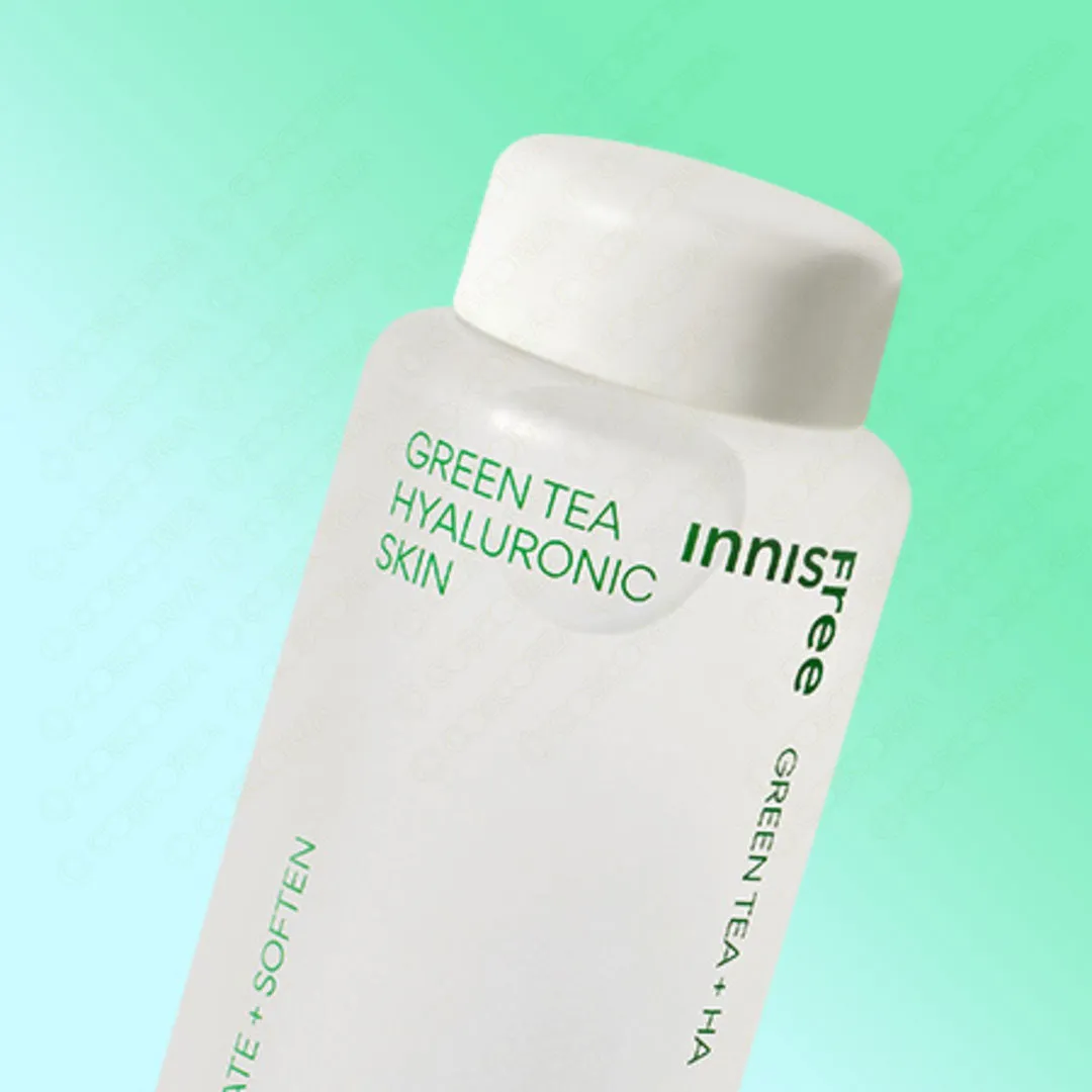 Innisfree Green Tea Hyaluronic Skincare 2pcs Set