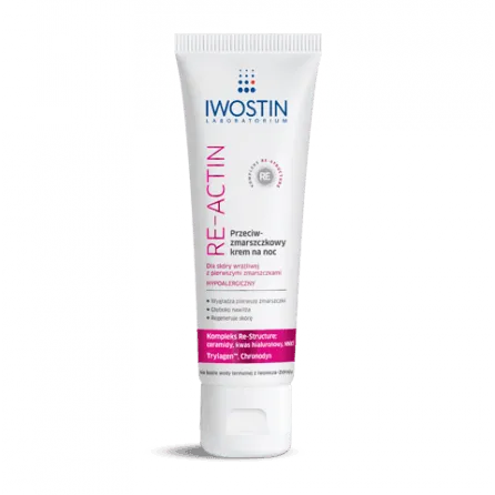 IWOSTIN RE-ACTIN Wrinkle Night Cream 40ml