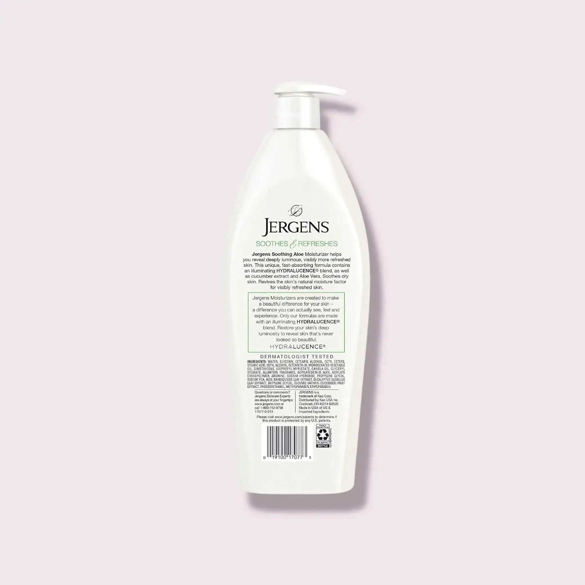 JERGENS Soothing Aloe Refreshing Moisturizer 21oz