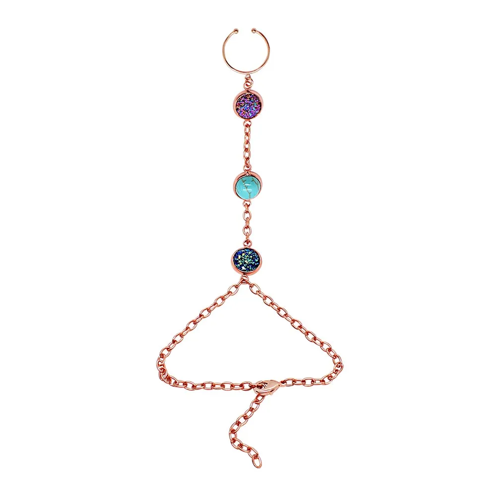 Jorja Druzy Hand Chain