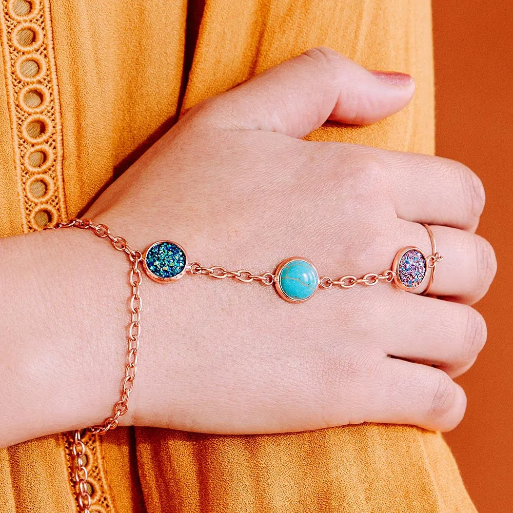Jorja Druzy Hand Chain