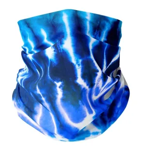 Kids Blue Tie Dye Gaiter