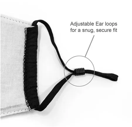Kids or Adult Mask Ages 8  - Black Bandana