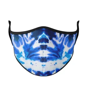 Kids or Adult Mask Ages 8  - Blue Tie Dye