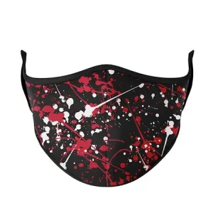 Kids or Adult Mask Ages 8  - Red Splatter