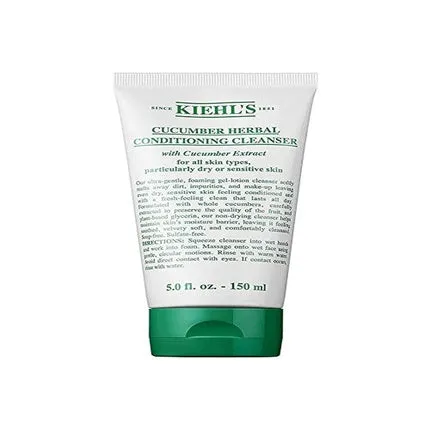 Kiehls Cleansing Herbal Cleanser for All Skin Types with Cucumber, 150ml Kiehl's