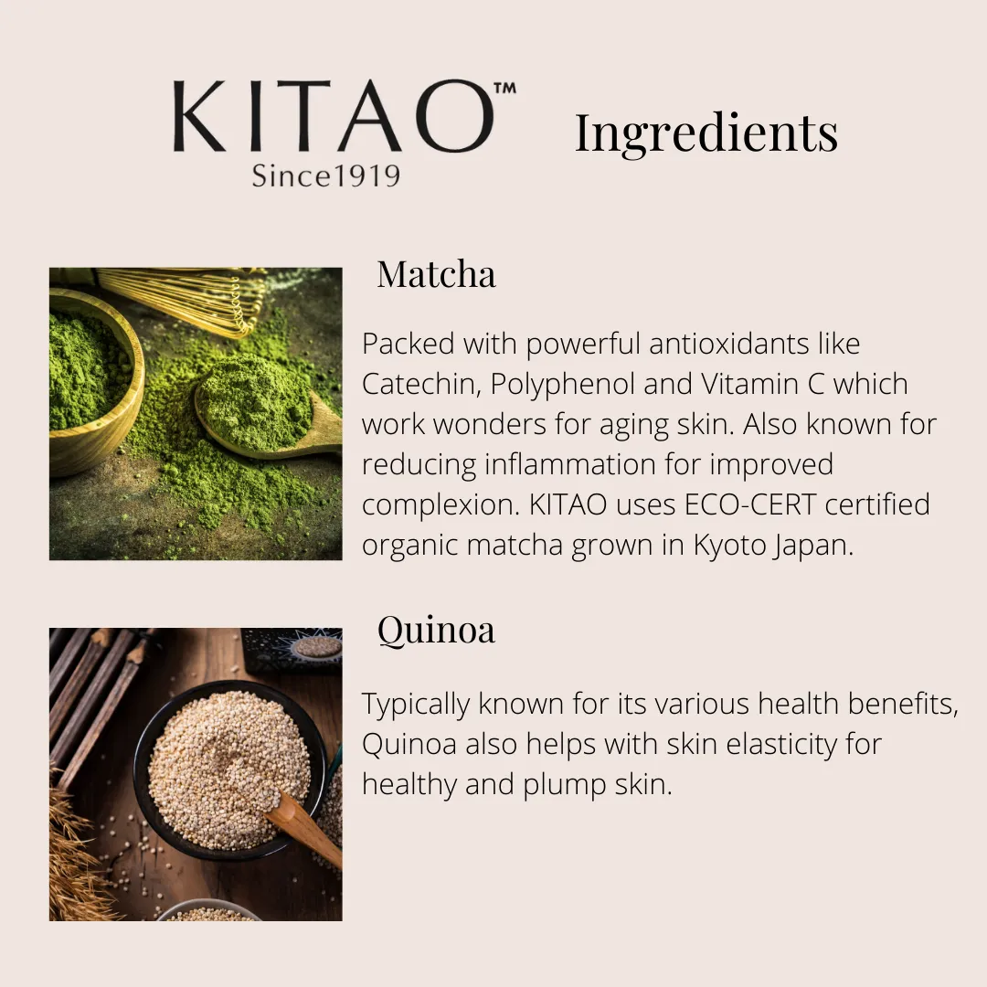 KITAO Matcha   Chia Facial Cream