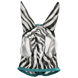 L M S Hilason Horse Uv Protection Insects Bug Mosquito Spring Summer Fly Mask Zebra