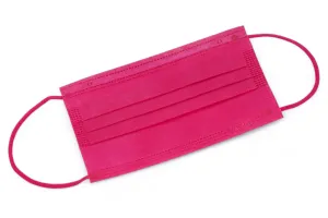 L'AMAI Pink 4-Ply Level 2 Protective Face Masks with Ear Loops, (ASTM Level 2, FDA 510k)