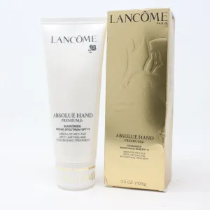 Lancome Absolue Hand Premium Bx Sunscreen Spf 15  3.5oz/100g New With Box