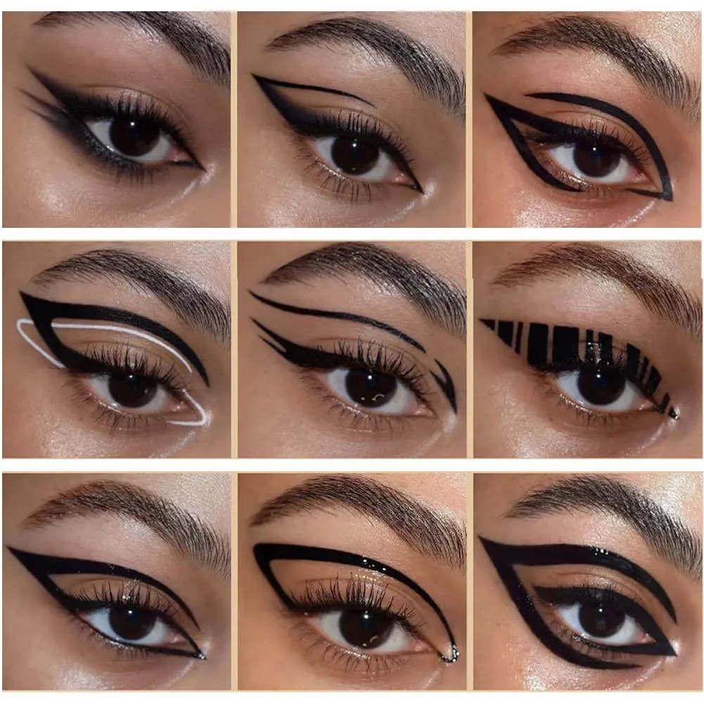 Liquid Eyeliner Waterproof Long Lasting Precise Eyeliner Pen Highly Pigmented Eye Liners Makeup (Dark brown)