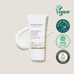 MARY&MAY CICA Soothing Sun Cream SPF50  PA     - 50ml