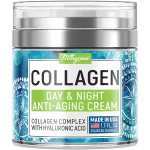 Maryann Organics, Collagen Anti-Aging Day & Night Cream, 1.7 fl oz (50 ml)