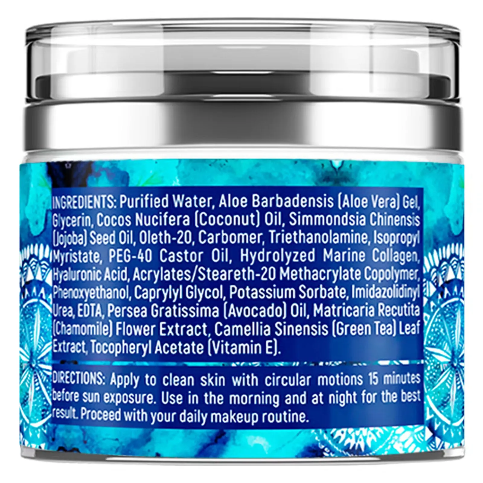 Maryann Organics, Hydro Care, Facial Moisturizer, Water Gel Cream, 1.7 fl. Ounces