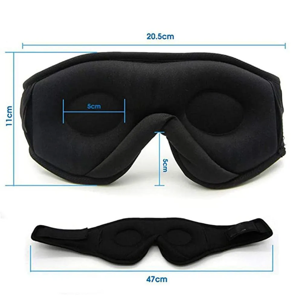 Mask For Sleep Headphones Bluetooth 3d Eye Mask Music Play Sleeping