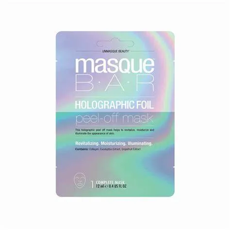 masque BAR Holographic Foil Peel Off Mask