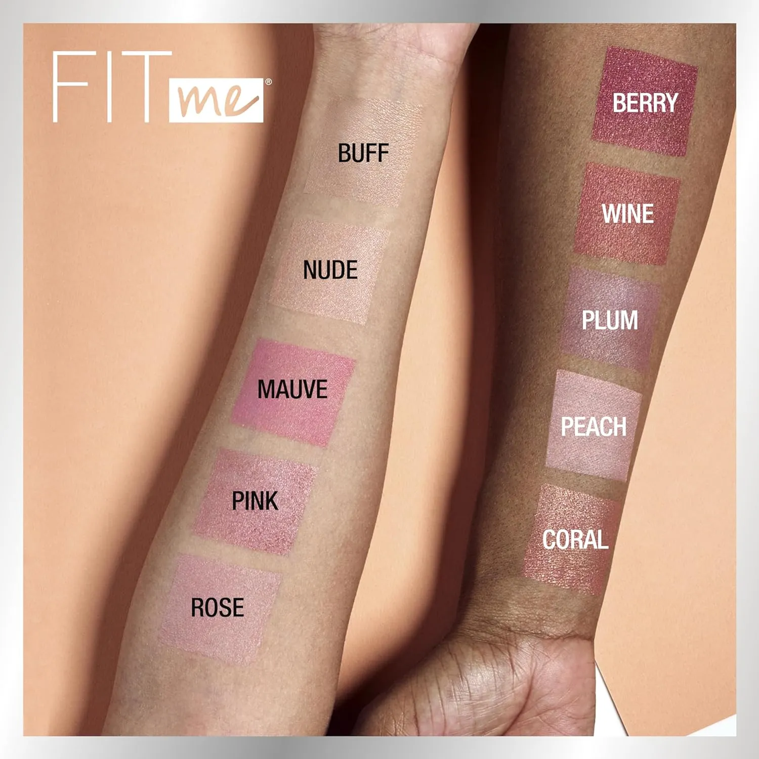 Maybelline Fit Me Blush, Lightweight, Smooth, Blendable, Long-lasting All-Day Face Enhancing Makeup Color, Buff, 1 Count